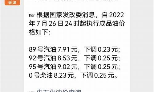 天津最新油价92汽油价格什么时候调整_天